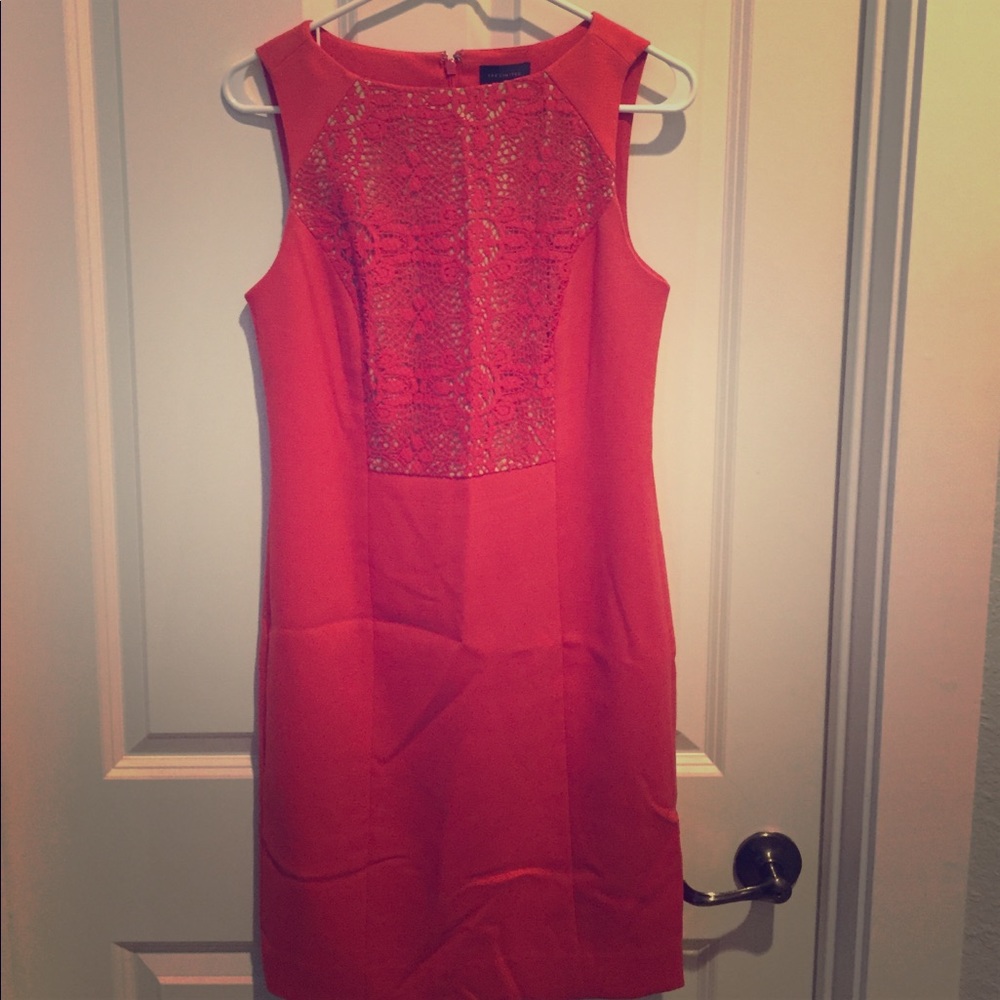 Coral sleeveless Dress